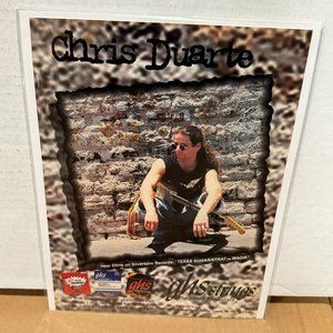 Chris Duarte - GHS Strings - 1996 Print Advertisement